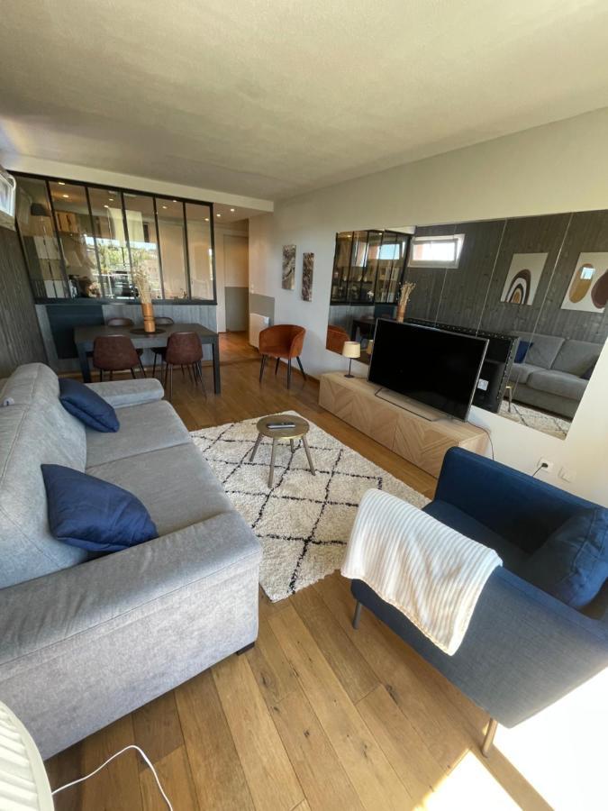 쿠르쇨 쉬르 메르 Mizar, Joli Appt Renove Avec Parking Et Balcon 아파트 외부 사진
